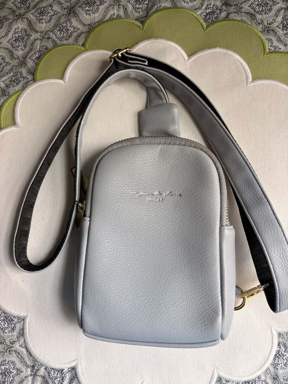 INICAT Un Jour De Chance Small Vegan Leather Crossbody Sling Bag